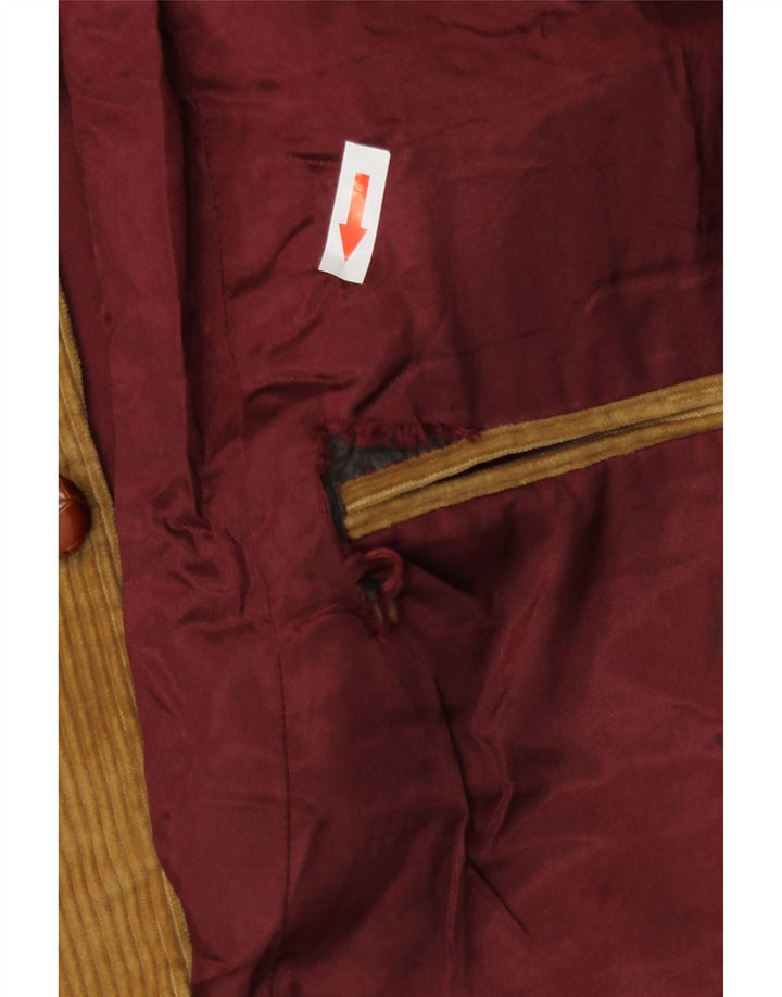 Gant Herren-Blazer aus Cord mit 3 Knöpfen, IT 50, große Beige-Baumwolle