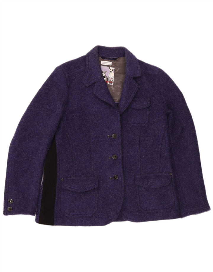 FRIEDA & FREDDIES Damen Blazer Jacke EU 40 Mittellila Farbblock