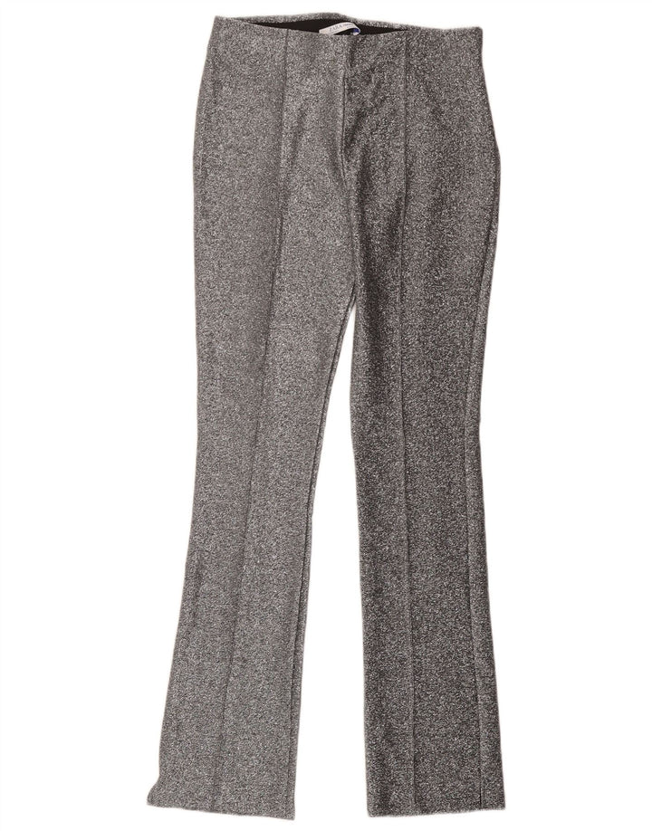 Zara Damen Trafaluc Bootcut Freizeithose Medium W28 L30 Silber