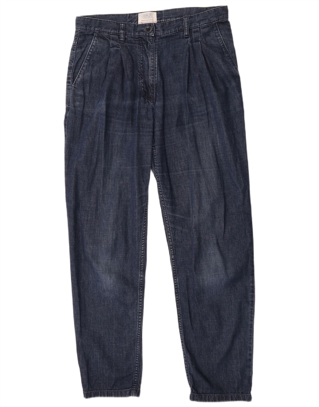 Toast Damen Pegged Tapered Jeans UK 12 Medium W30 L29 Marineblau Baumwolle