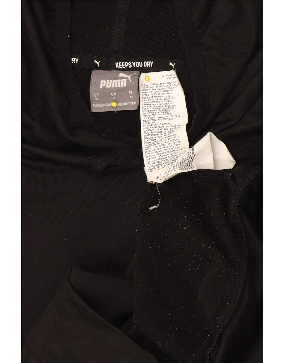 Puma Herren Kapuzenpullover Medium Schwarz Polyester