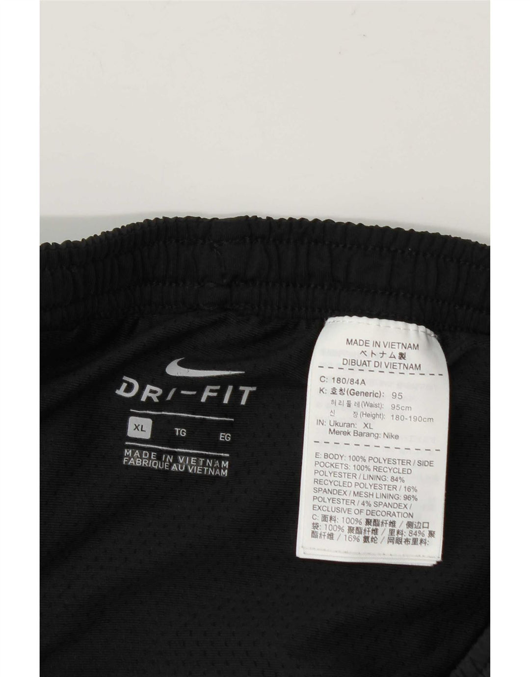 Nike Herren Dri Fit Sport Shorts XL Schwarz Polyester