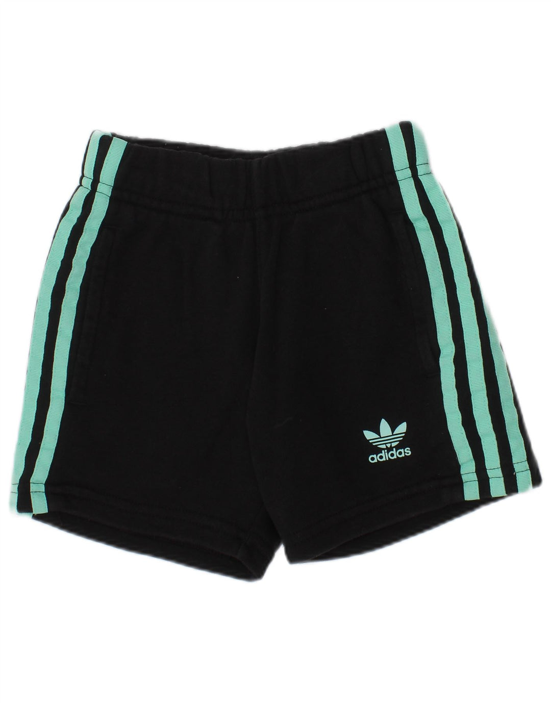 Adidas Mädchen Graphic Sport Shorts 4–5 Jahre schwarze Baumwolle