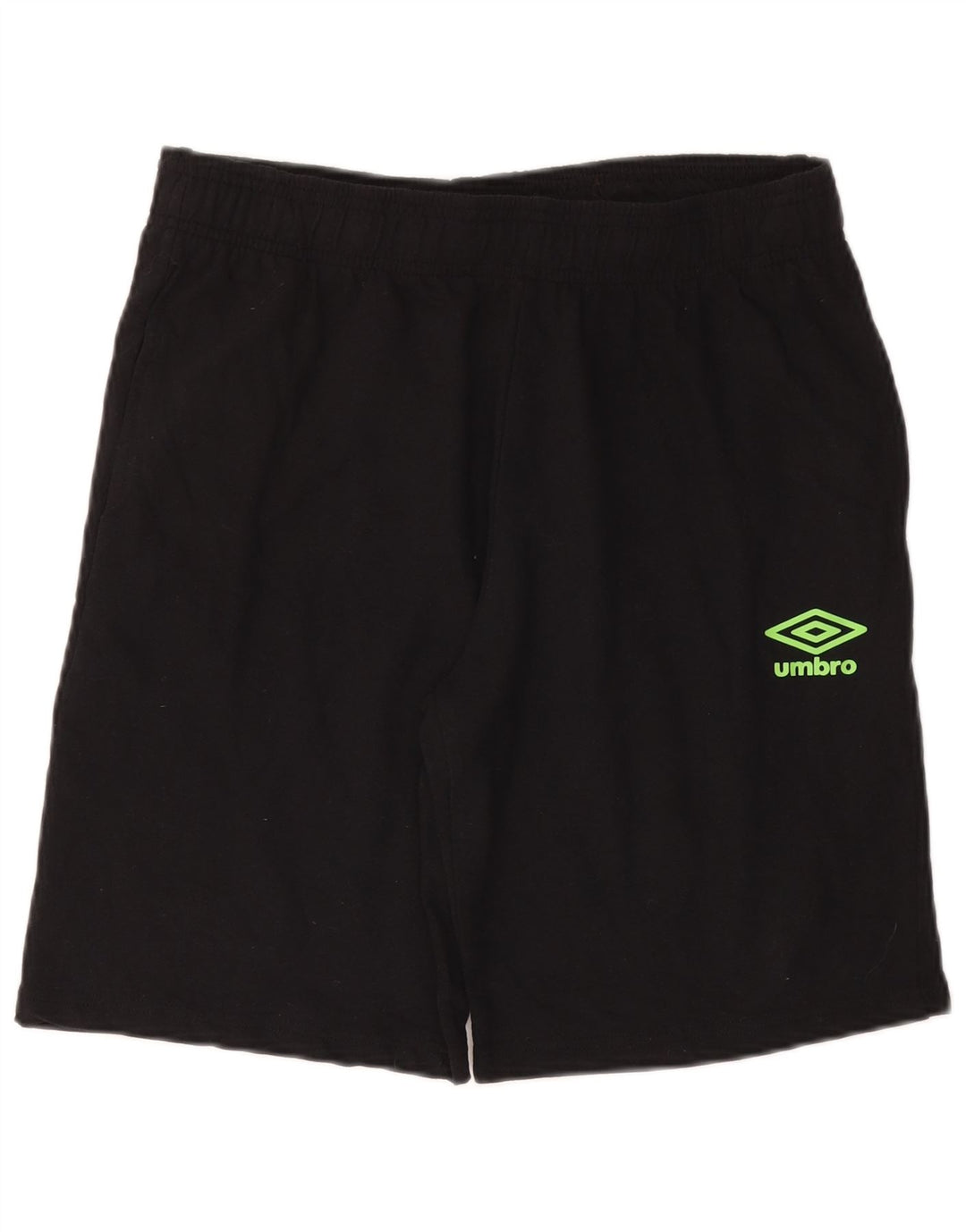 UMBRO Herren-Sportshorts, mittelgroß, schwarze Baumwolle