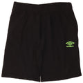 UMBRO Herren-Sportshorts, mittelgroß, schwarze Baumwolle