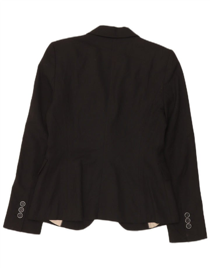 Zara Damen 1-Knopf-Blazerjacke EU 38 Small Schwarz