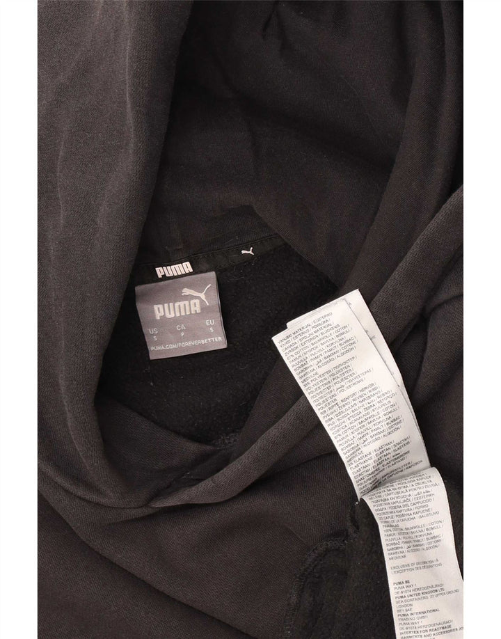 Puma Herren Kapuzenpullover Small Schwarz Baumwolle