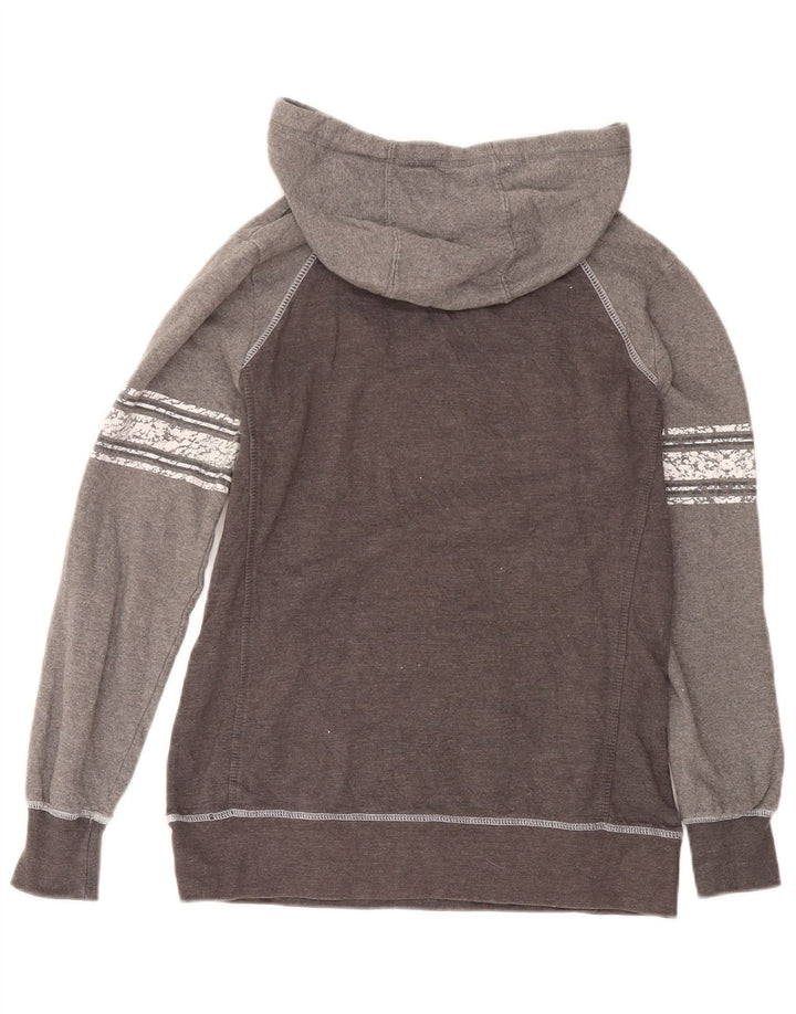 NFL Damen Carolina Panthers Kapuzenpullover UK 14 Mittelgrau Farbblock