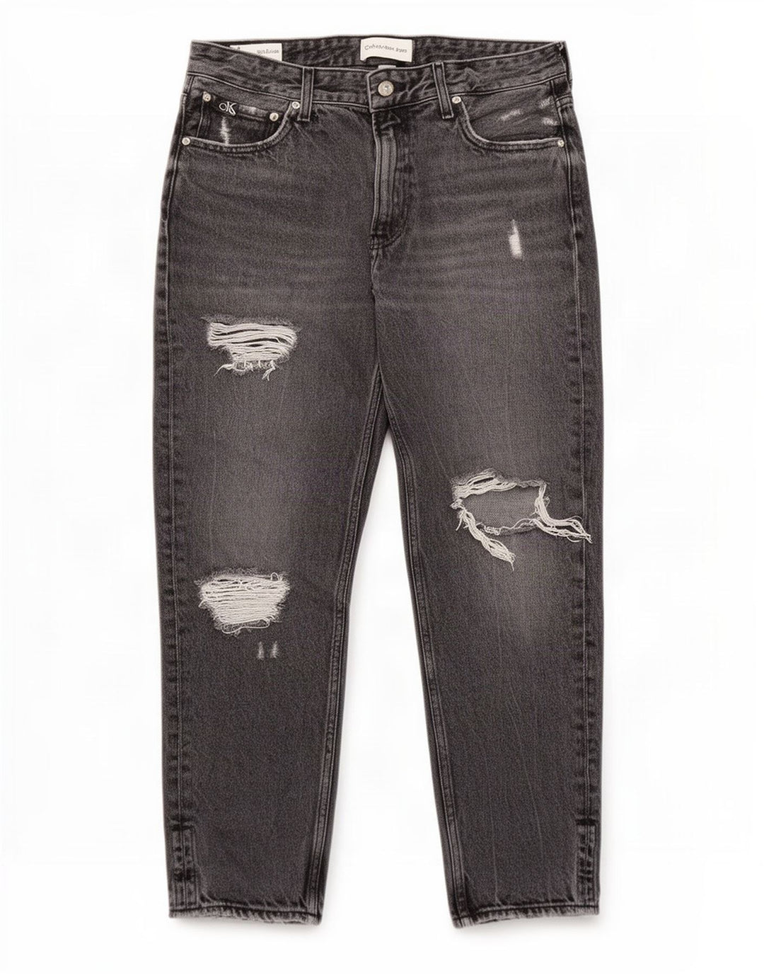 Calvin Klein Herren Distressed Slim Jeans W31 L27 Grau