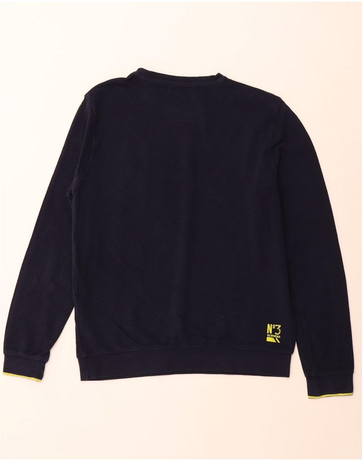 US POLO ASSN. Herren-Sweatshirt-Pullover, klein, marineblau, Baumwolle