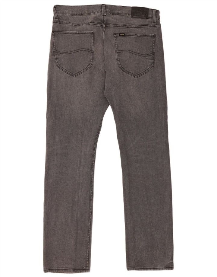 Lee Herren Slim Jeans W32 L32 Grau