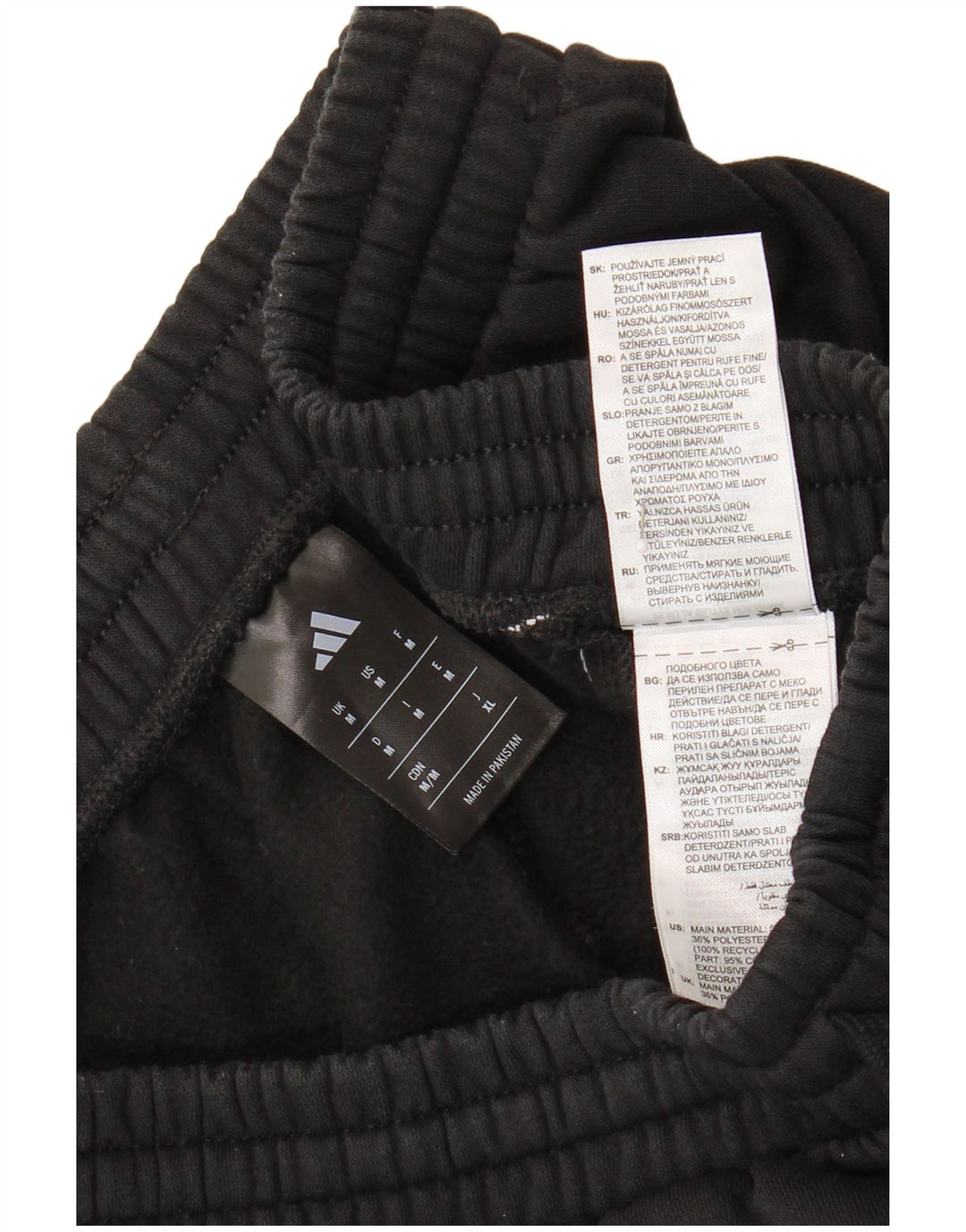 Adidas Herren-Trainingshose, Jogginghose, mittelschwarz, Baumwolle