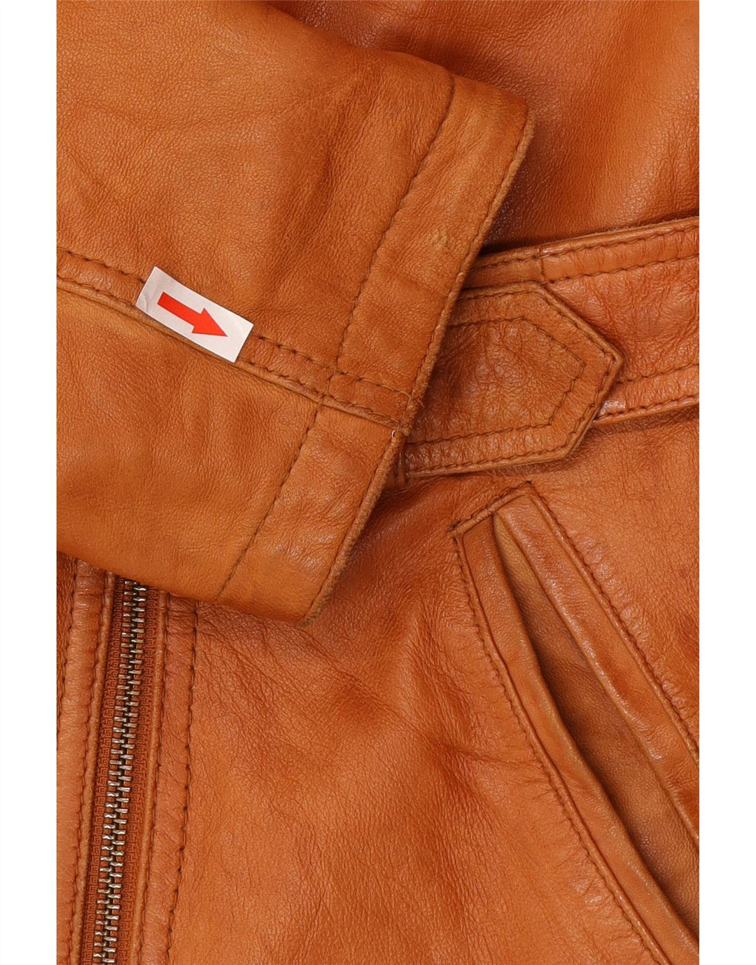 Yessica Damen Lederjacke UK 20 2XL Braunes Leder