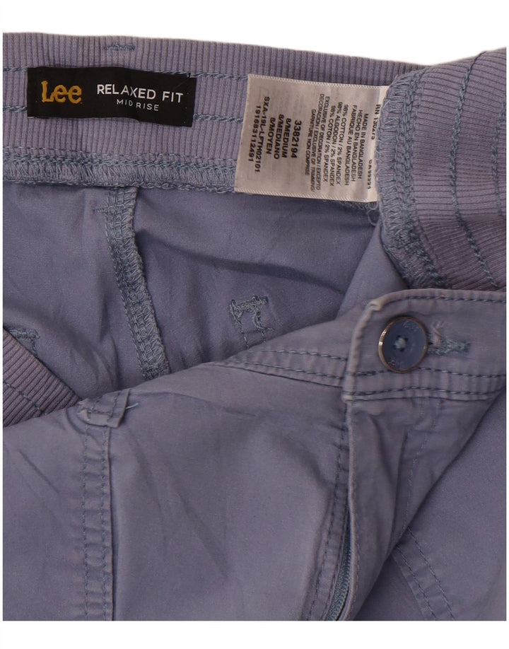 Lee Damen-Caprihose mit mittlerer Leibhöhe und entspannter Passform, US 8, M, B32, L21, Blau