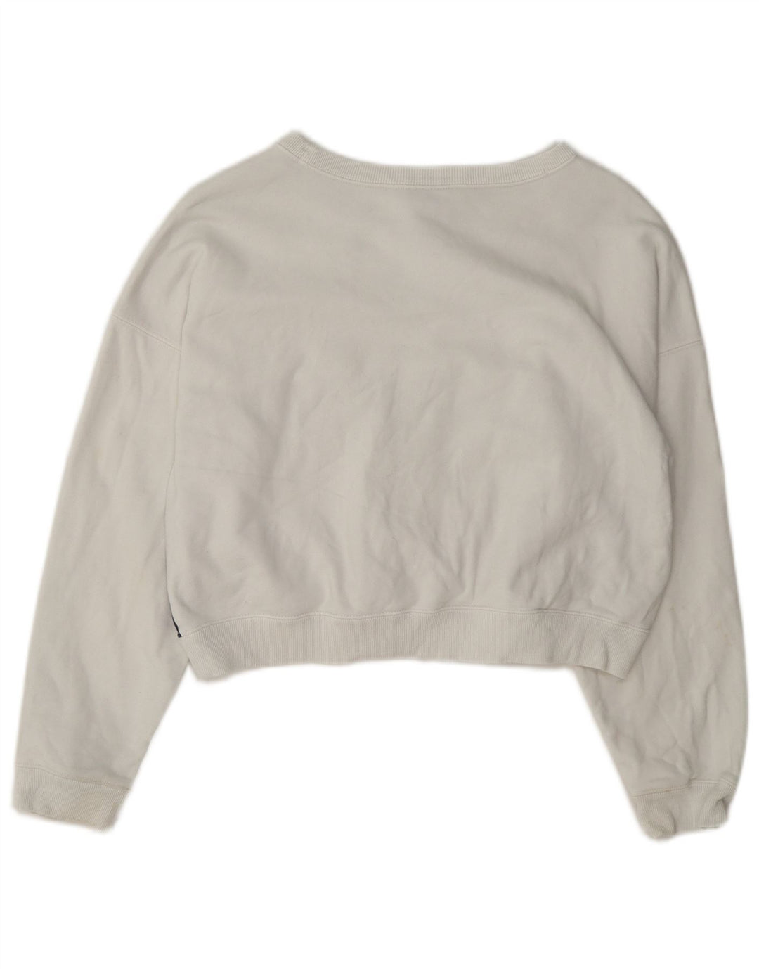 Champion Damen-Pullover, übergroßer Crop-Sweatshirt, Gr. 10, Größe S, Weiß