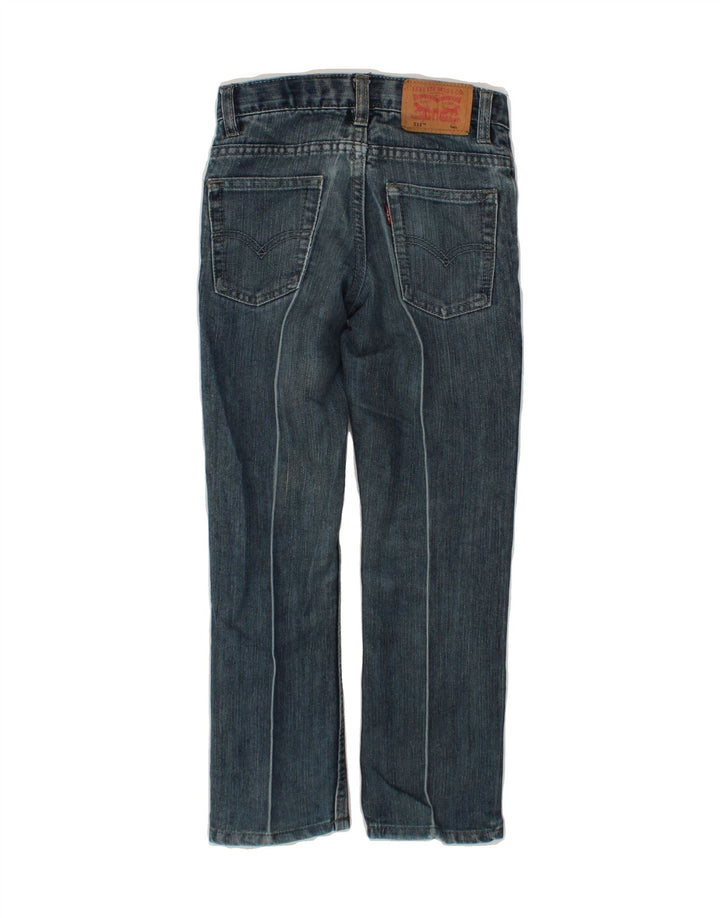 LEVI'S Boys 511 Slim Jeans 5-6 Years W20 L21 Blue Cotton Vintage Levi's and Second-Hand Levi's from Messina Hembry 