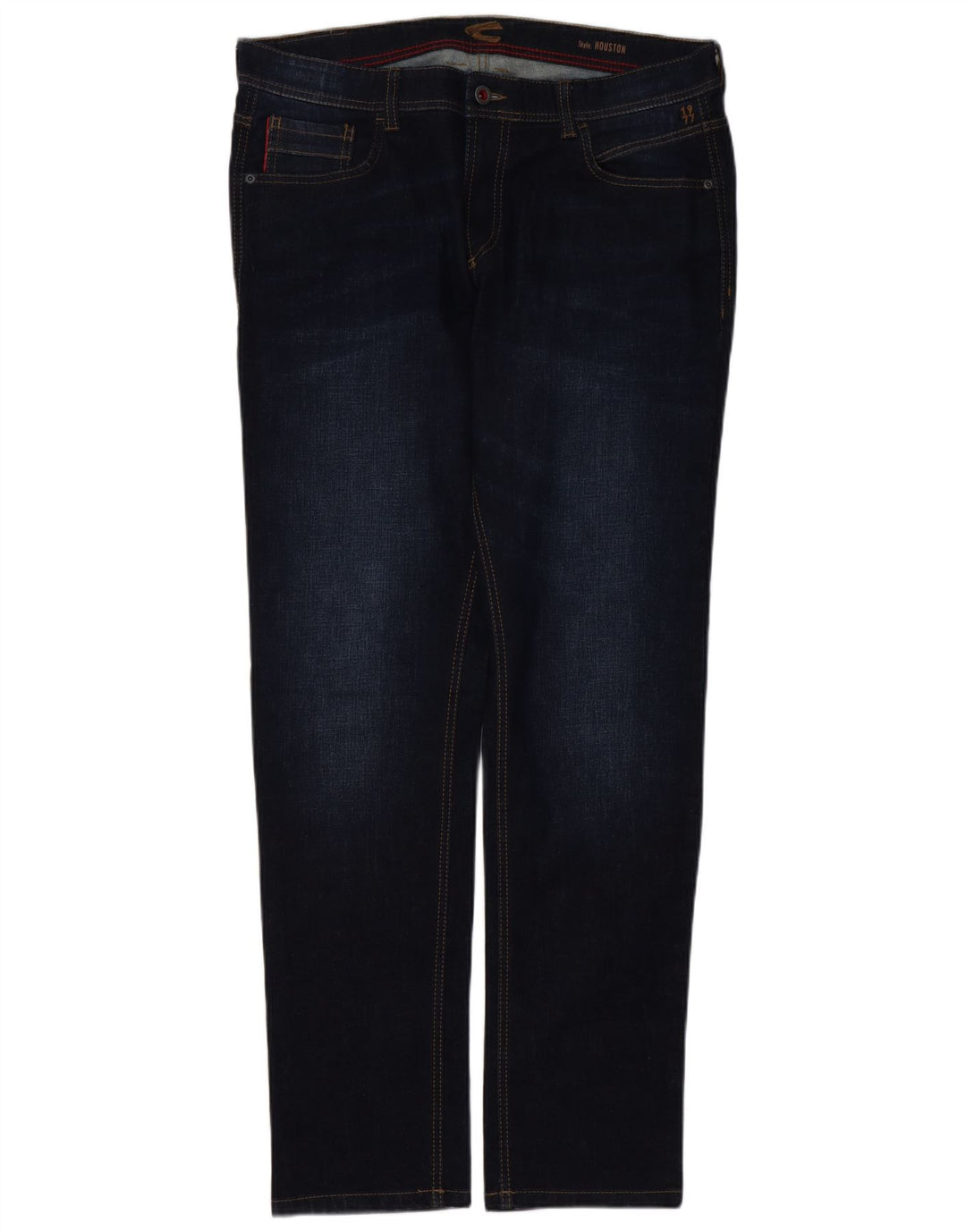 CAMEL ACTIVE Herren Houston Slim Jeans W36 L34 Marineblaue Baumwolle