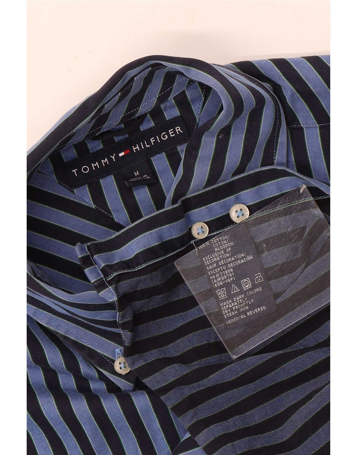 Tommy Hilfiger Herrenhemd Mittelblau gestreift