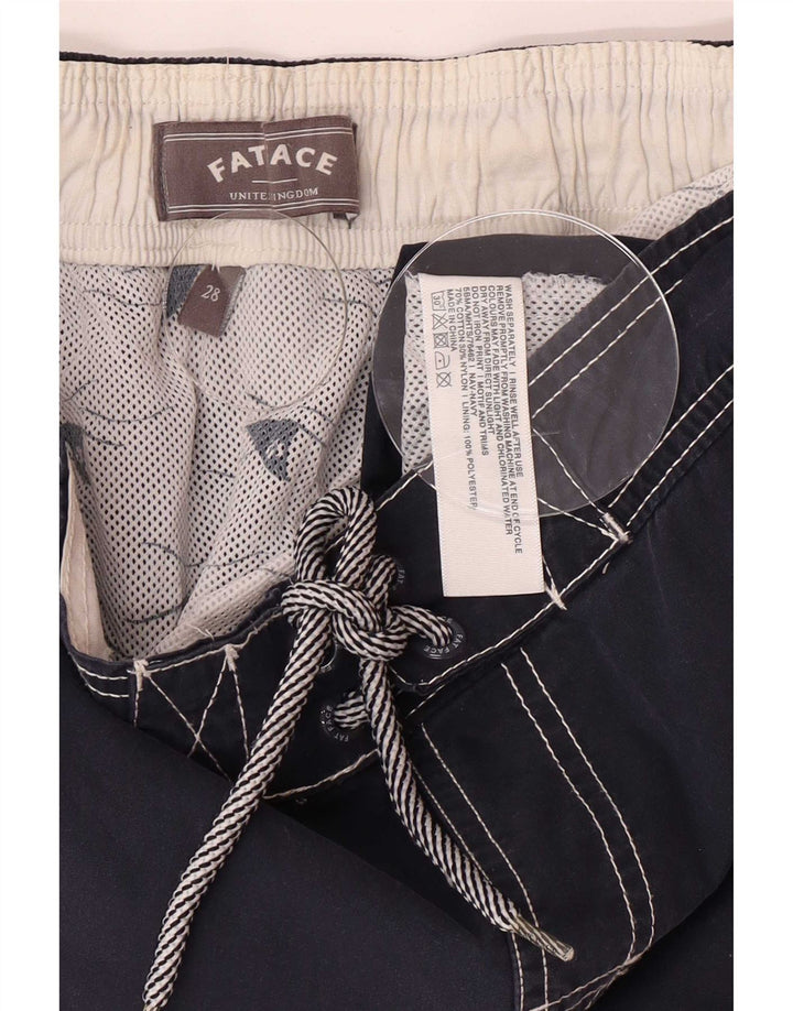 Fat Face Herren-Badeshorts, Größe S, marineblau, Baumwolle