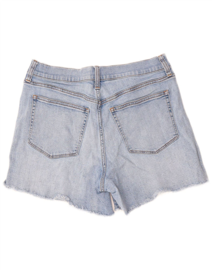 J. CREW Damen Jeansshorts W32 Large Blaue Baumwolle