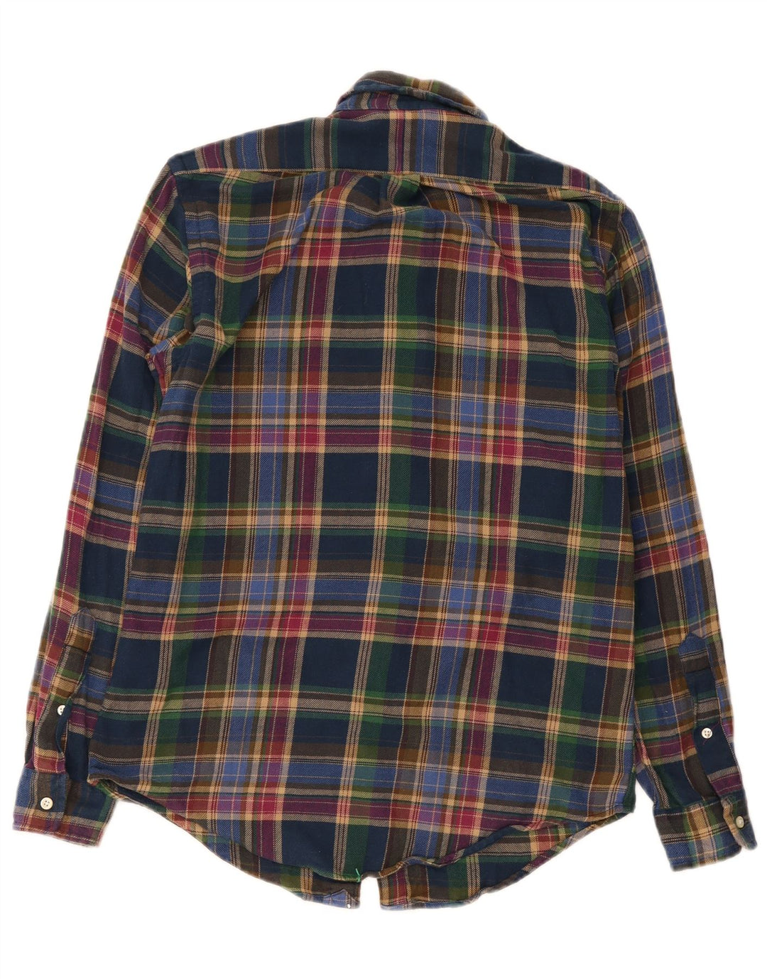 Polo Ralph Lauren Herren-Flanellhemd mit individueller Passform, kleines, mehrfarbiges Karomuster