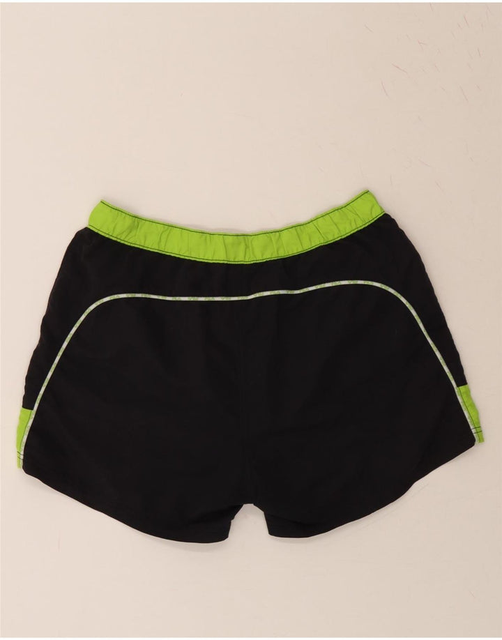 FILA Mens Graphic Swimming Shorts Medium  Black Colourblock Polyester Vintage Fila and Second-Hand Fila from Messina Hembry 