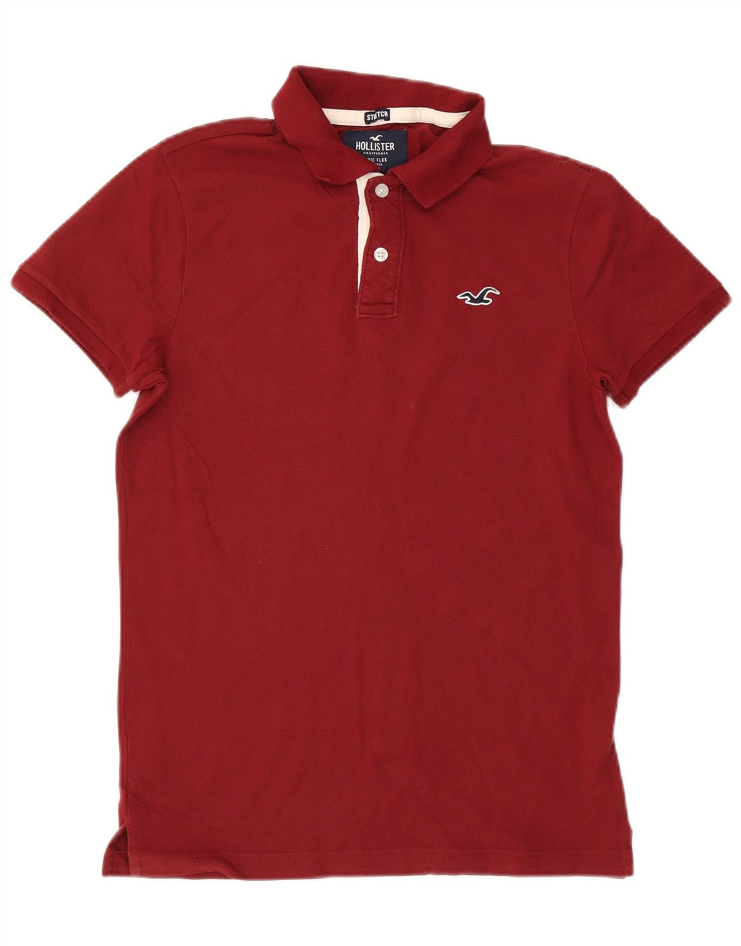 Hollister Herren-Poloshirt, Größe S, Kastanienbraun