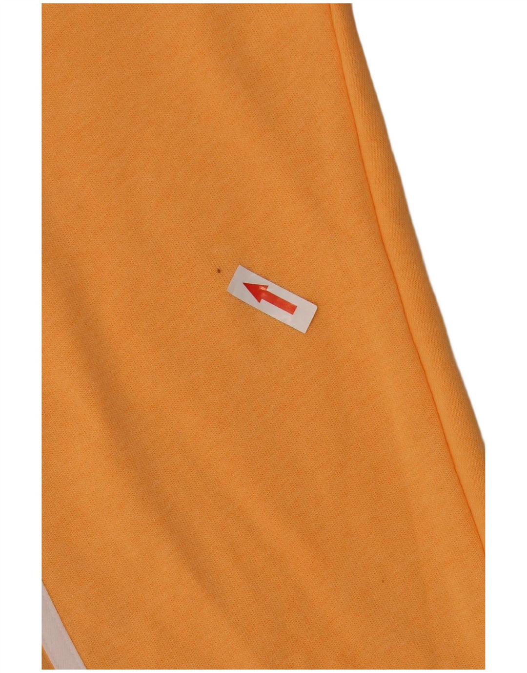 Adidas Damen Übergroßer Kapuzenpullover UK 12 Mittelorange Baumwolle