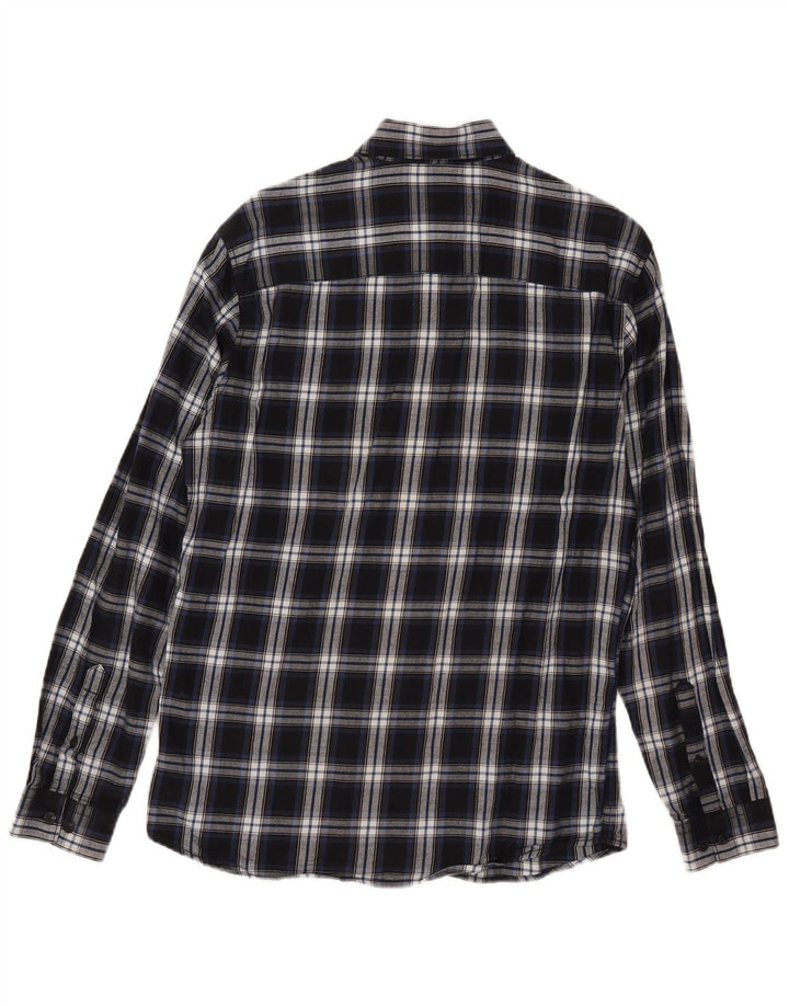 Jack & Jones Slim Fit Flanellhemd für Herren, klein, blau kariert