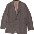 Marks & Spencer Herren-Blazer mit 2 Knöpfen, UK 40, mittelgraue Schurwolle
