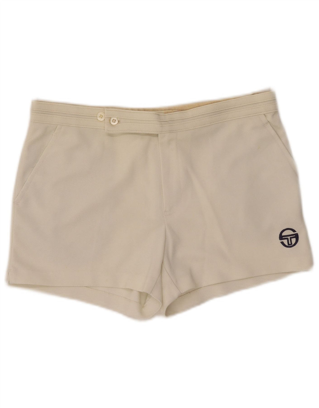 SERGIO TACCHINI Herren-Freizeitshorts IT 48 Medium W30 Off White