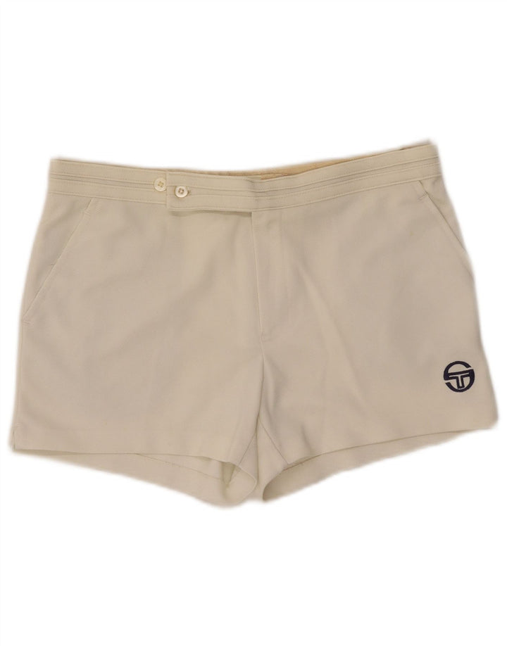 SERGIO TACCHINI Herren-Freizeitshorts IT 48 Medium W30 Off White