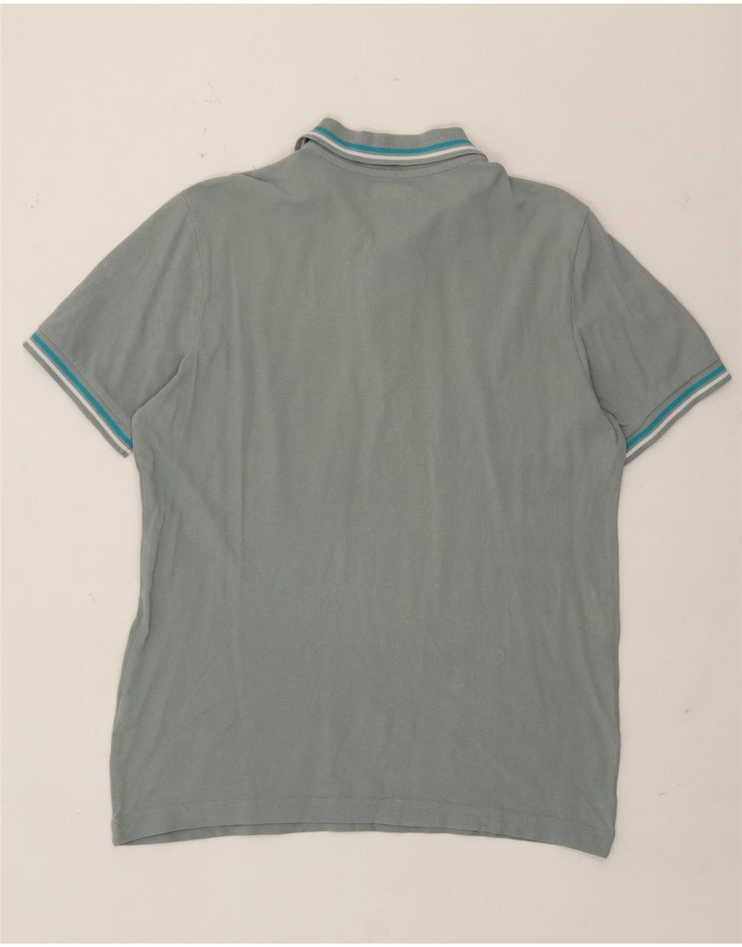 Kappa Herren-Poloshirt, große graue Baumwolle
