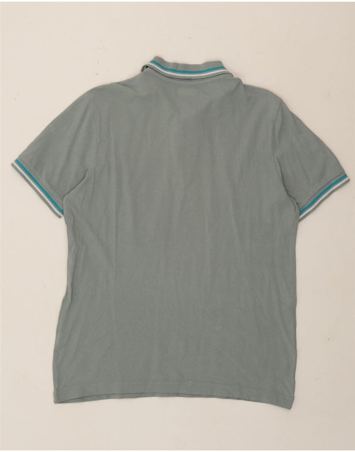 Kappa Herren-Poloshirt, große graue Baumwolle