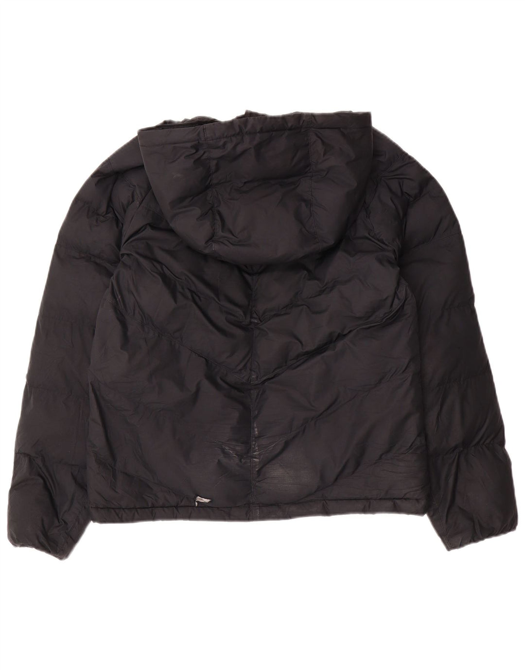 Nike Wattierte Jacke mit Kapuze für Jungen, 12–13 Jahre, Größe L, Schwarz, Polyester