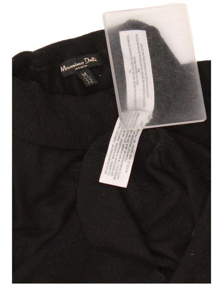 Massimo Dutti Damen-Pullover mit Rollkragen, Gr. 12, mittelschwarz
