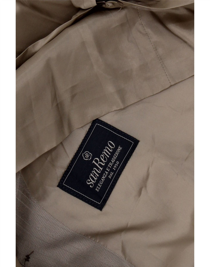 San Remo Herren Weste Mittelgrau Nadelstreifen