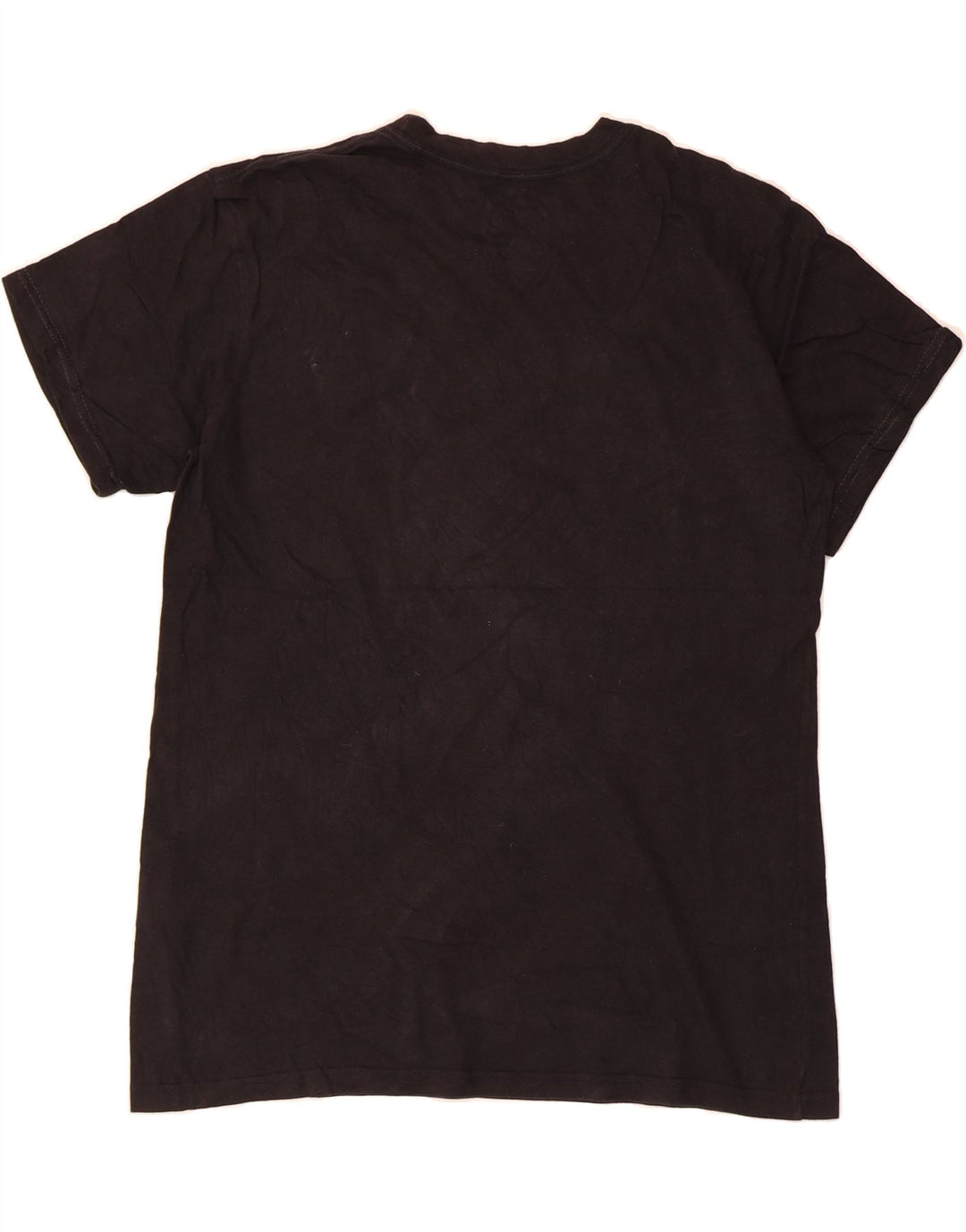 QUIKSILVER Mens Regular Graphic T-Shirt Top Medium Black Cotton Vintage Quiksilver and Second-Hand Quiksilver from Messina Hembry 