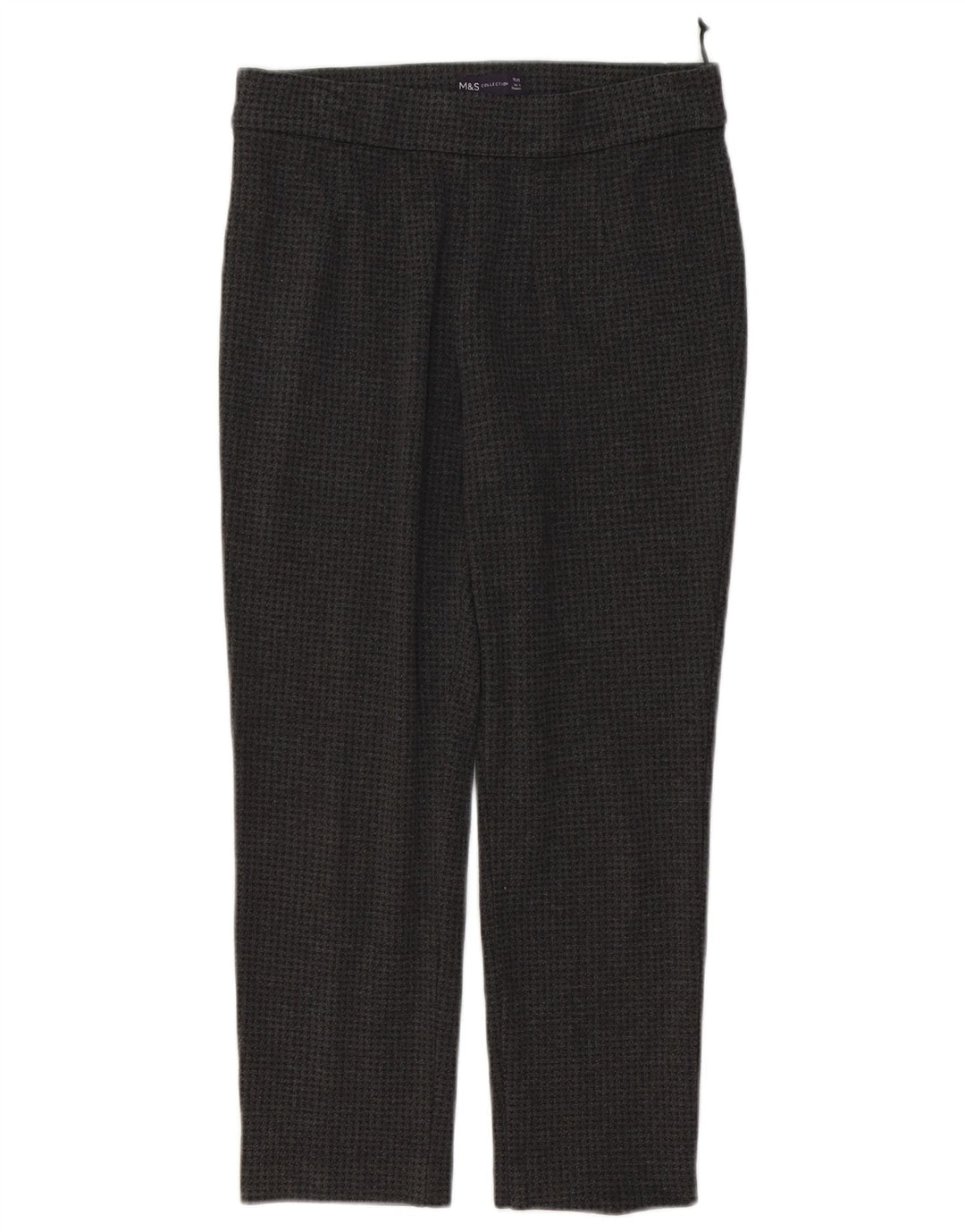Marks & Spencer Damen Leggings UK 10 Small W28 L23 Grauer Hahnentritt