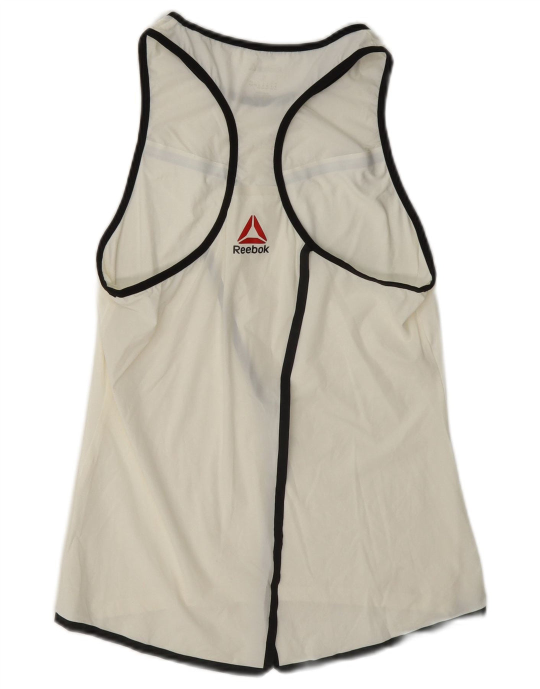 Reebok Damen Graphic Vest Top UK 8/10 Small Weiß