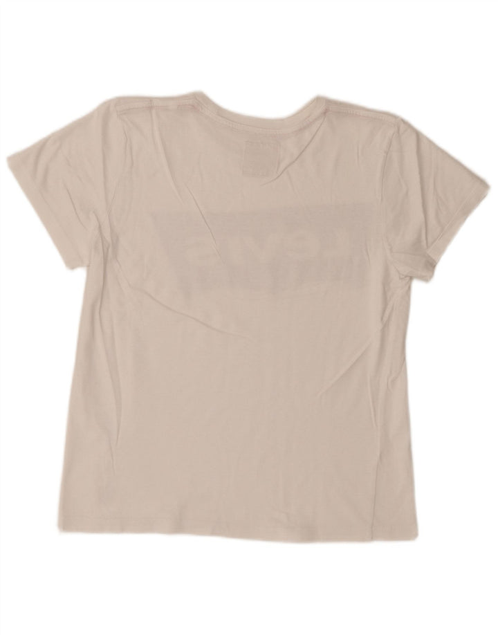 Levi's Mädchen-T-Shirt mit Grafik, 13–14 Jahre, Weiß