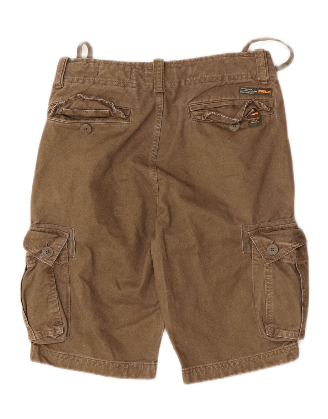 Superdry Herren Cargoshorts W29 Small Braune Baumwolle