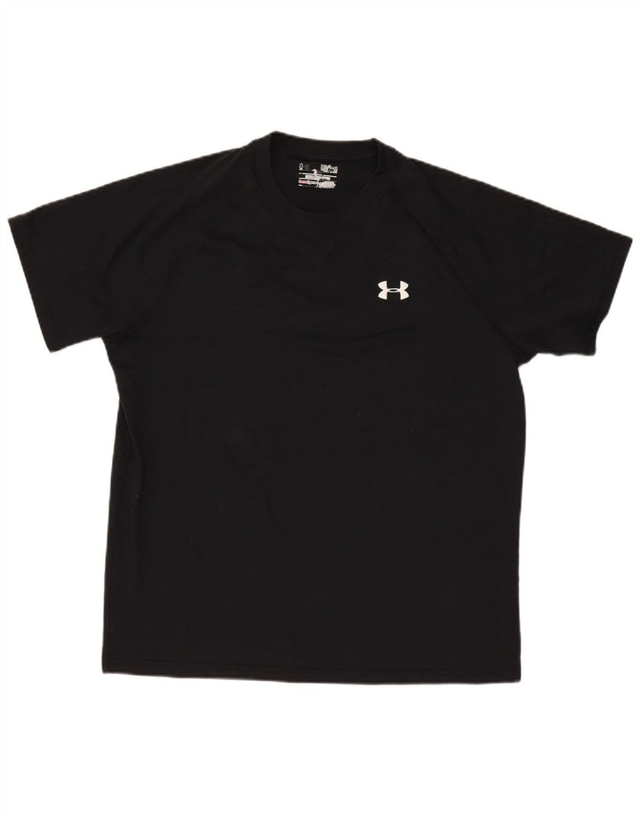 Under Armour Herren Heat Gear T-Shirt Top Medium Schwarz
