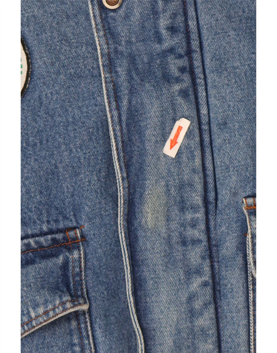 Mash Herren Sherpa Denim Flight Aviator Jacke IT 48/50 Mittelblau