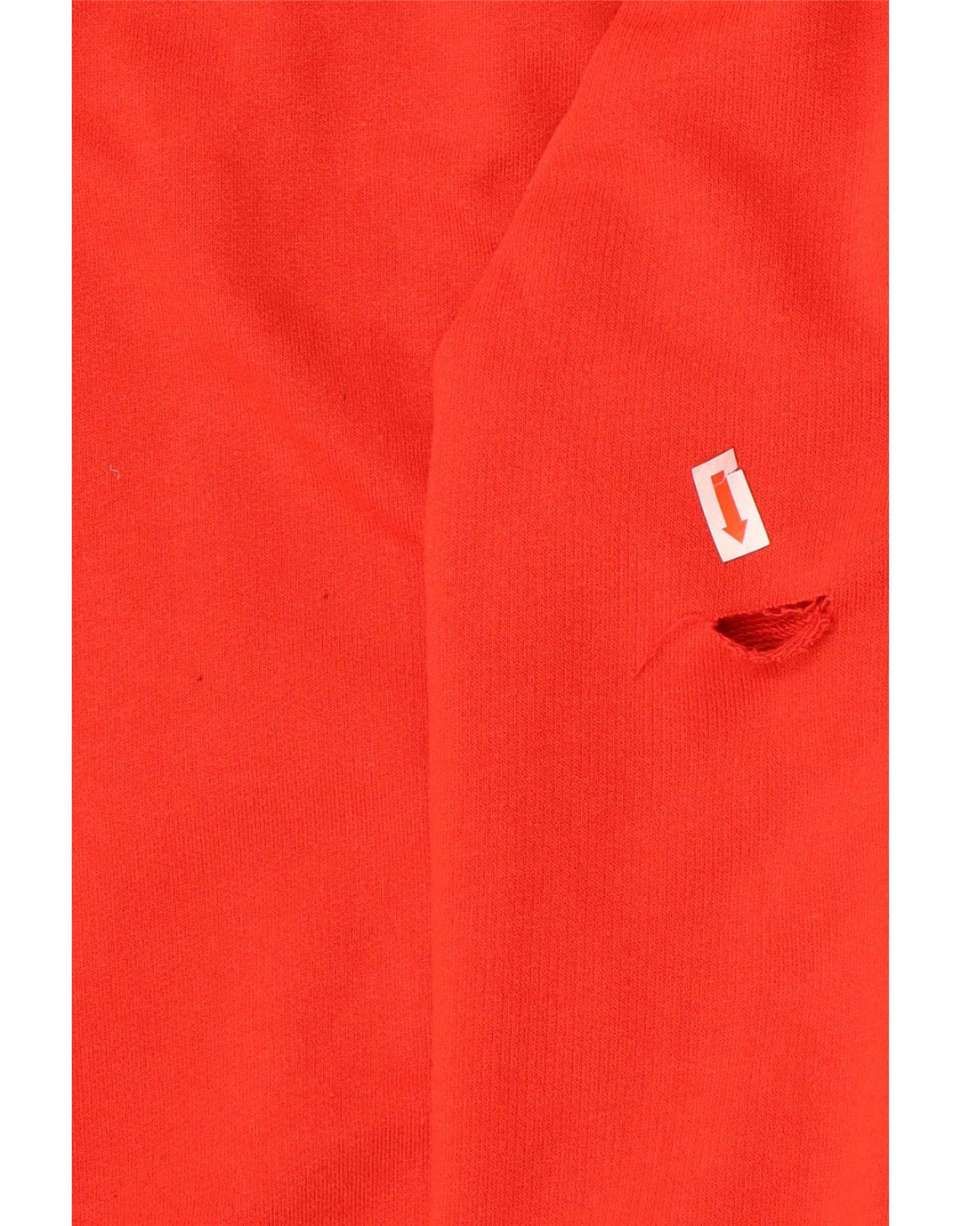 Kappa Herren-Sweatshirt mit Reißverschluss, XL, rote Baumwolle