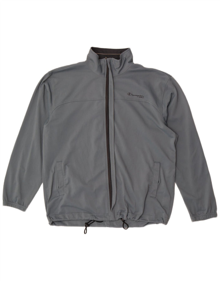 Champion Herren-Trainingsanzug-Topjacke, Größe L, Grau
