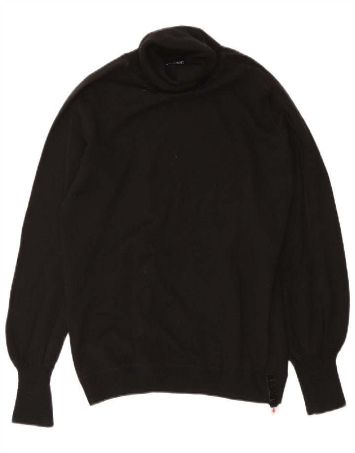Zu Elements Damen-Pullover mit Rollkragen, Gr. 12, mittelschwarz