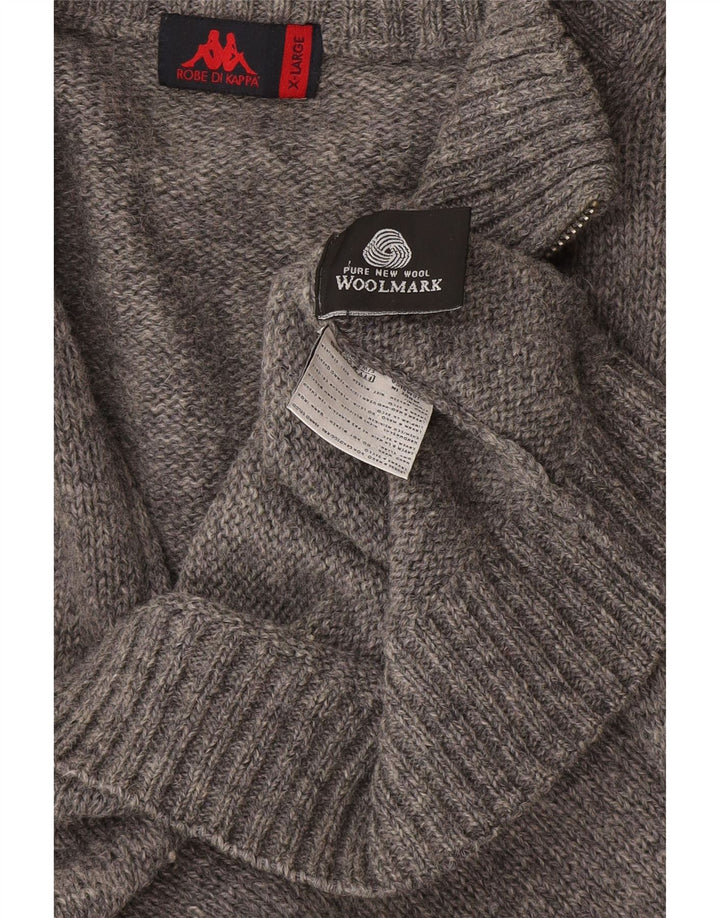 Kappa Herren Strickjacke XL Graue Wolle