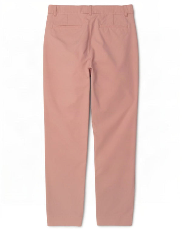 Marks & Spencer Damen-Chinohose mit hoher Taille, UK 14, Größe L W32 L28, Rosa