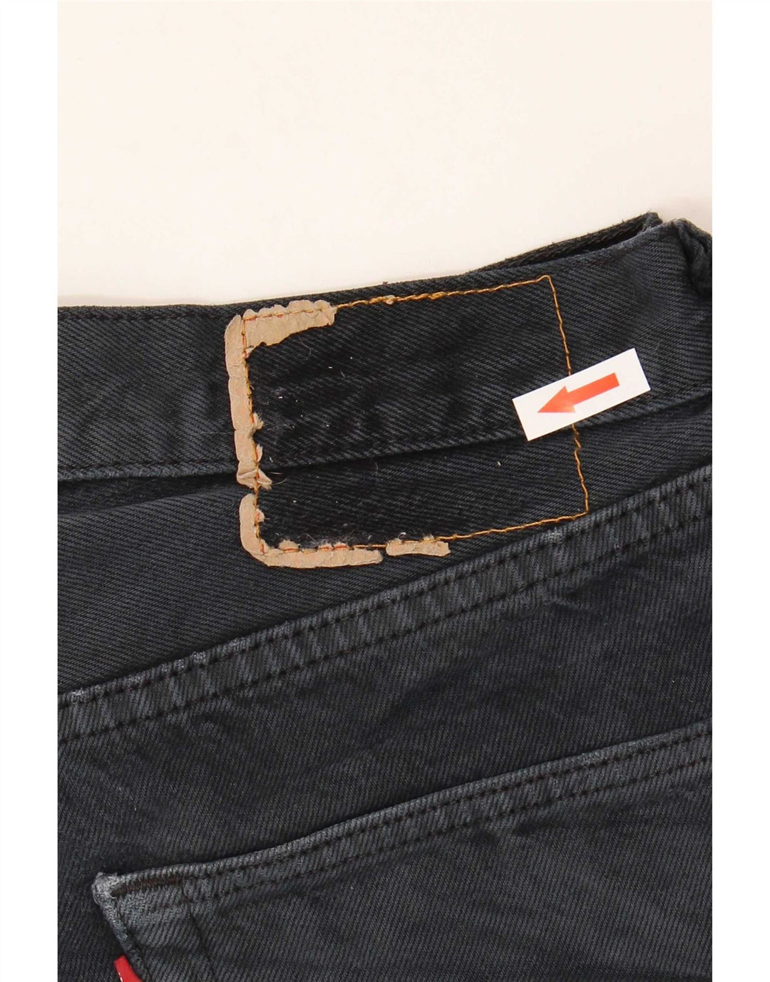 Levi's Damen-Jeansshorts W33 aus mittelblauer Baumwolle in Marineblau